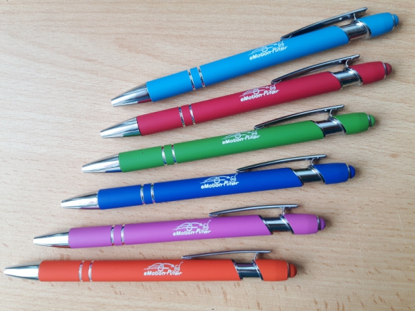 Kugelschreiber farbig sortiert